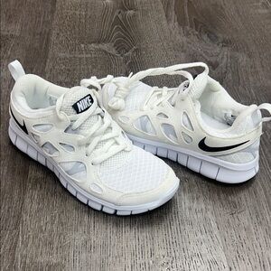 Nike FreeRun White Mesh Running Shoes